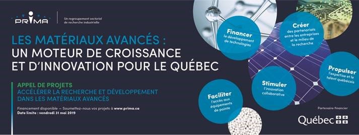 Webinaire pour l’appel de projets : Financement de la recherche collaborative dans le domaine des matériaux avancés